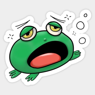 Hiccup Green Froggy Sticker